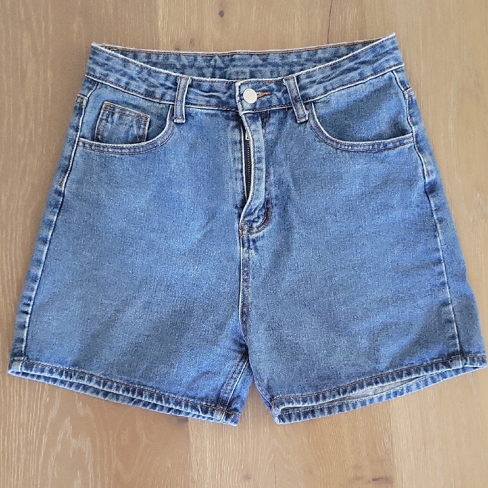 Classic Blue Denim Jean Shorts